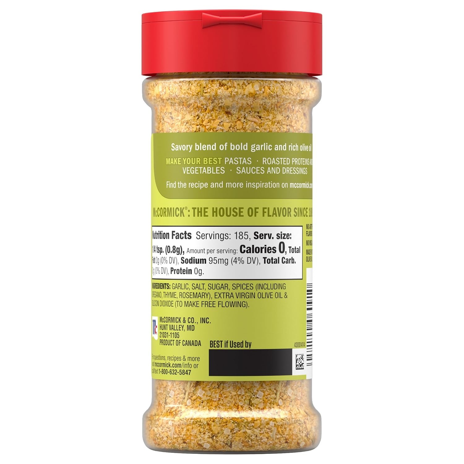 image:imageMcCormick Seasoning Garlic amp Olive Oil Signature Seasonings Savory Blend of Bold Garlic amp Rich Olive Oil Shake On For Pastas Roasted Proteins Vegetables Sauces Dressings amp More 525 oz525 Ounce Pack of 2