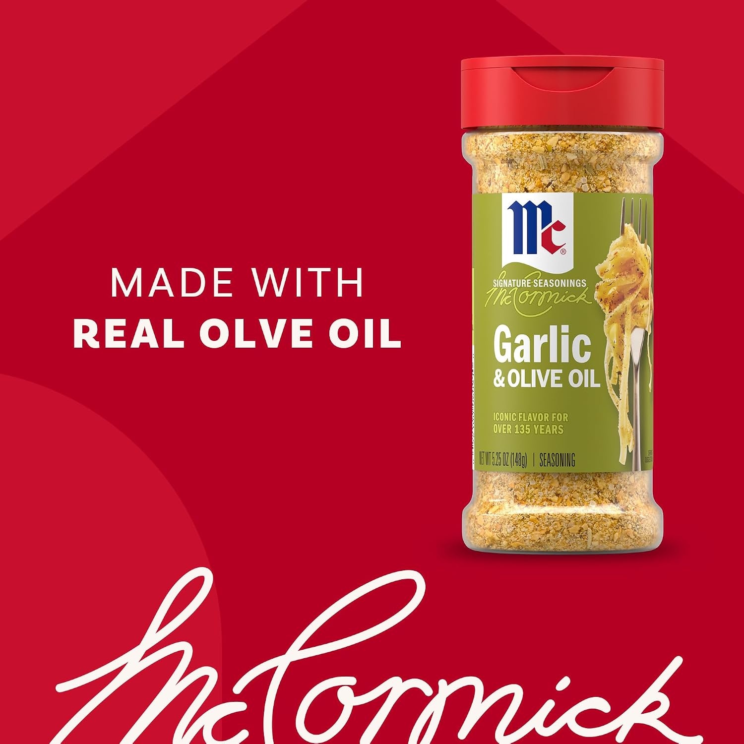 image:imageMcCormick Seasoning Garlic amp Olive Oil Signature Seasonings Savory Blend of Bold Garlic amp Rich Olive Oil Shake On For Pastas Roasted Proteins Vegetables Sauces Dressings amp More 525 oz525 Ounce Pack of 2