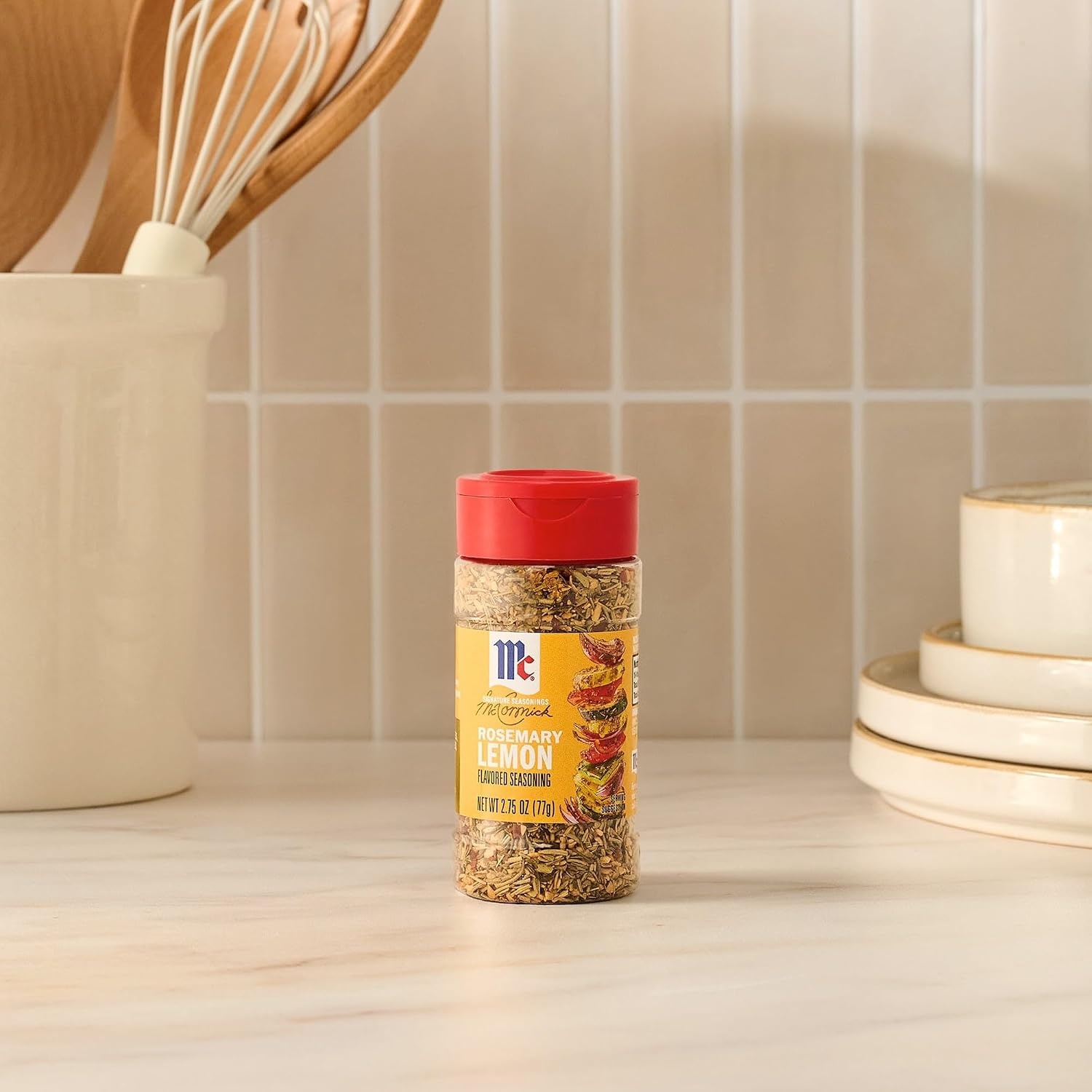 image:imageMcCormick Seasoning Rosemary Lemon Signature Seasonings Herbal Blend with Bright Flavor Shake On For Roasted Veggies Pasta amp Rice Dishes No Artificial Flavors No MSG Added 275 oz