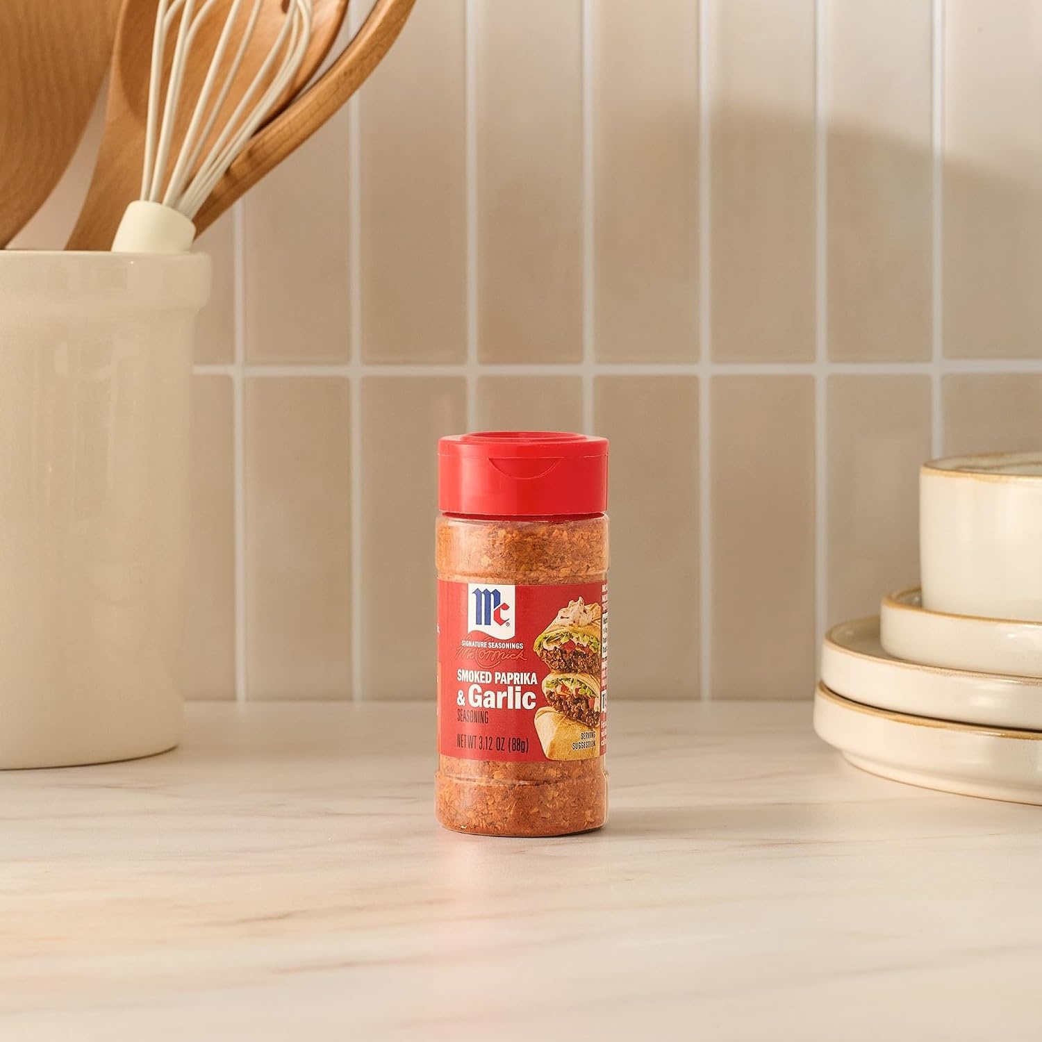image:imageMcCormick Seasoning Smoked Paprika amp Garlic Signature Seasonings Mix of Garlic Smoked Paprika amp Onion Shake On For Roasted Chicken Veggies amp Pasta No Artificial Flavors No MSG Added 312 oz312 Ounce Pack of 1