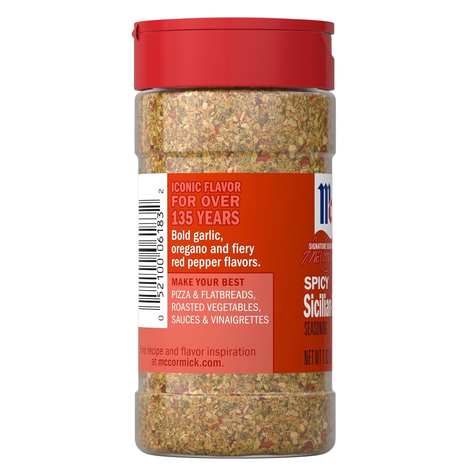 image:imageMcCormick Seasoning Spicy SicilianStyle Signature Seasonings Bold Savory amp Fiery Shake On For Pizza Flatbreads Roasted Vegetables Sauces amp More No Artificial Flavors No MSG Added 162 oz162 Ounce Pack of 2