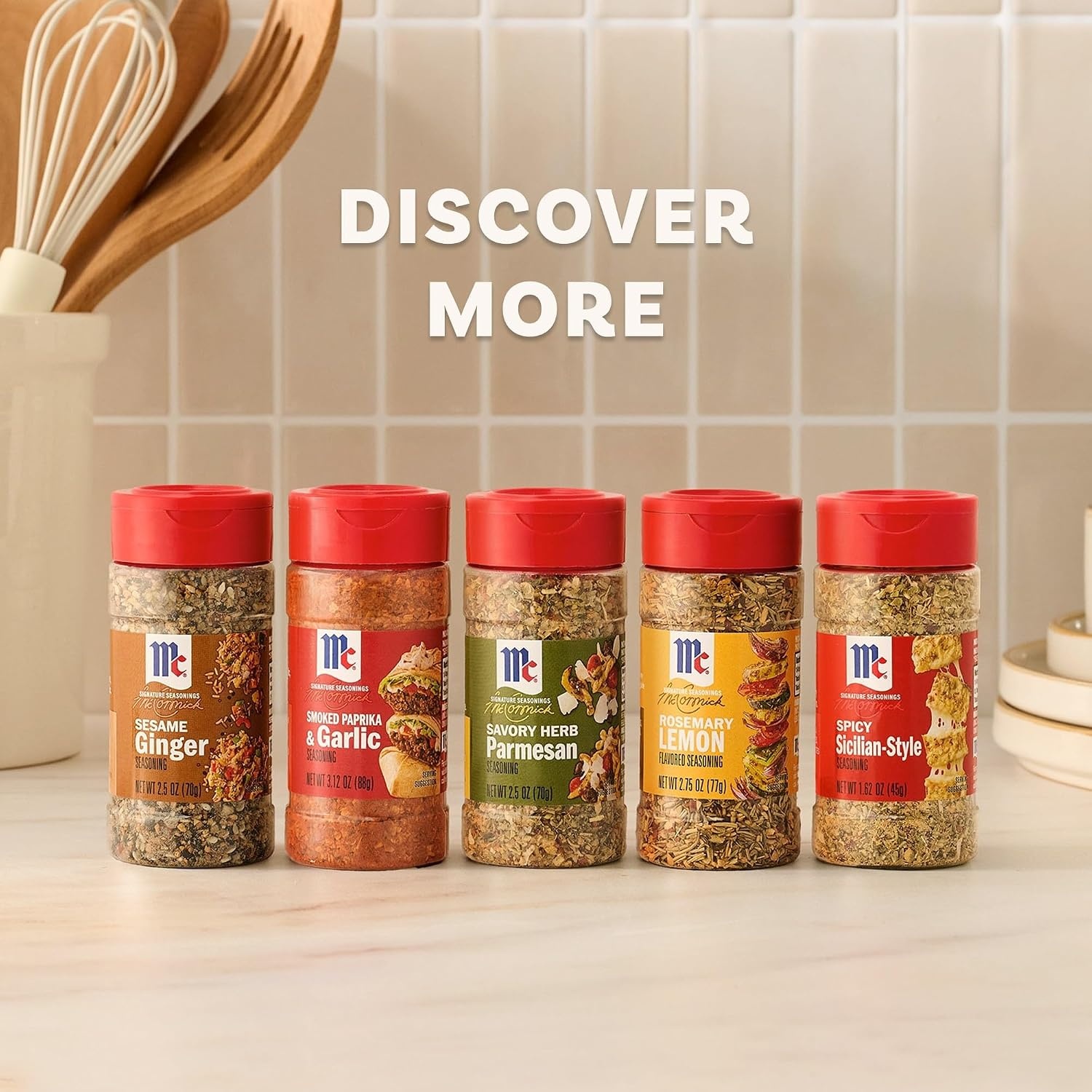 image:imageMcCormick Seasoning Spicy SicilianStyle Signature Seasonings Bold Savory amp Fiery Shake On For Pizza Flatbreads Roasted Vegetables Sauces amp More No Artificial Flavors No MSG Added 162 oz162 Ounce Pack of 1