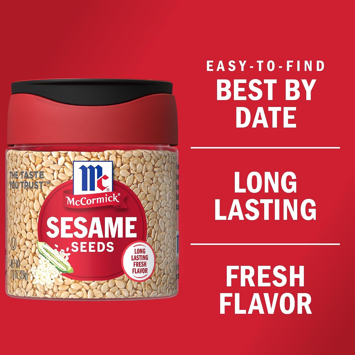 image:imageMcCormick Sesame Seeds 1 oz Pack of 6Sesame