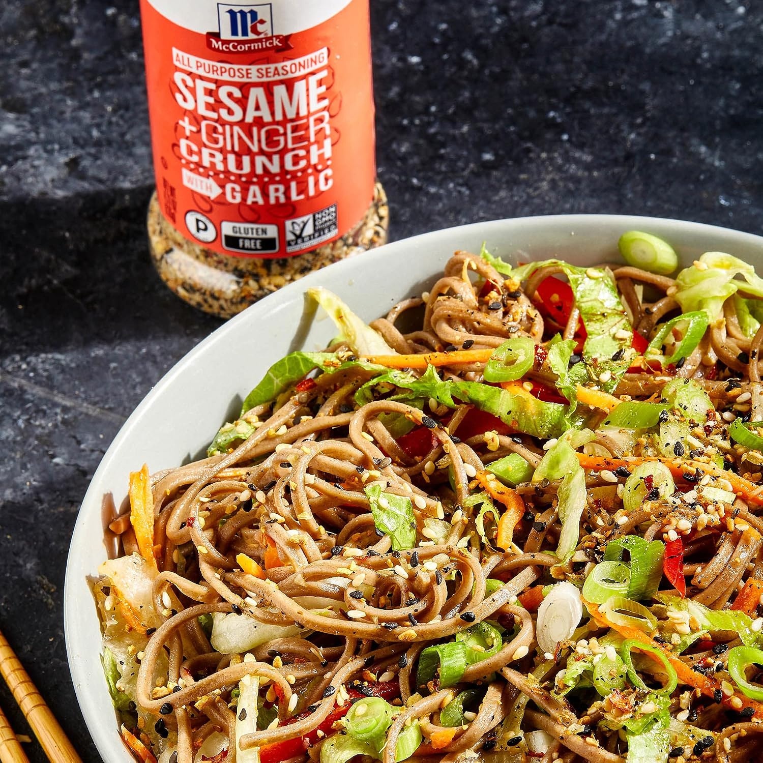 image:imageMcCormick Sesame and Ginger Crunch with Garlic All Purpose Seasoning 477 ozGarlic
