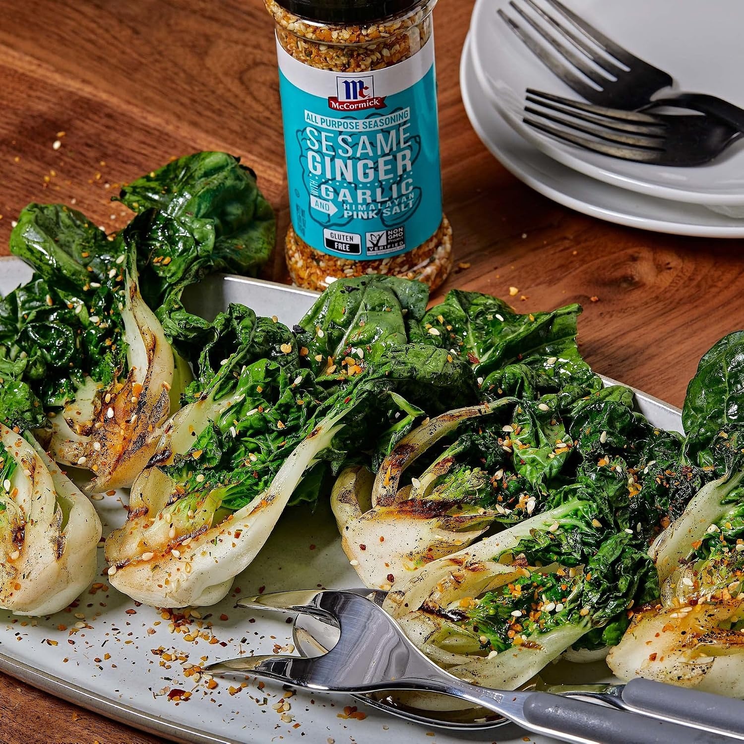 image:imageMcCormick Sesame and Ginger Crunch with Garlic All Purpose Seasoning 477 ozSesame Ginger