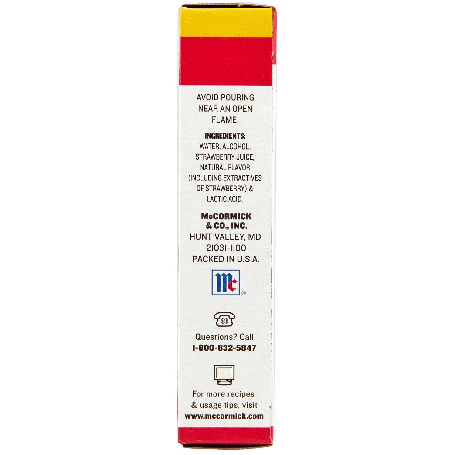 image:imageMcCormick Strawberry Extract with Other Natural Flavors 2 fl oz Pack of 6
