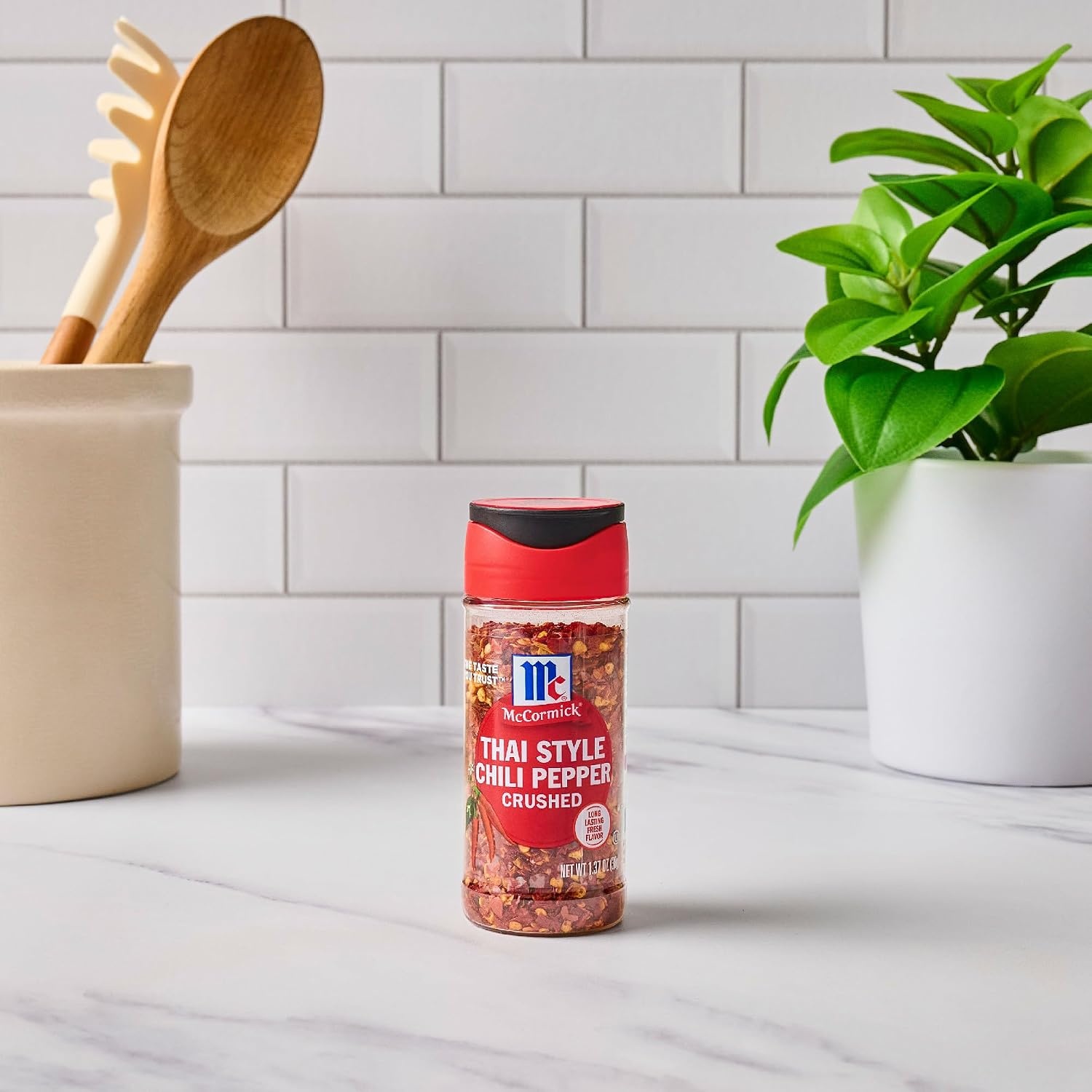 image:imageMcCormick Thai Style Chili Pepper Crushed For Pasta StirFry Salad Dressing Marinade Drunken Noodles Pad Thai and More 137 ozThai Style Chili Pepper