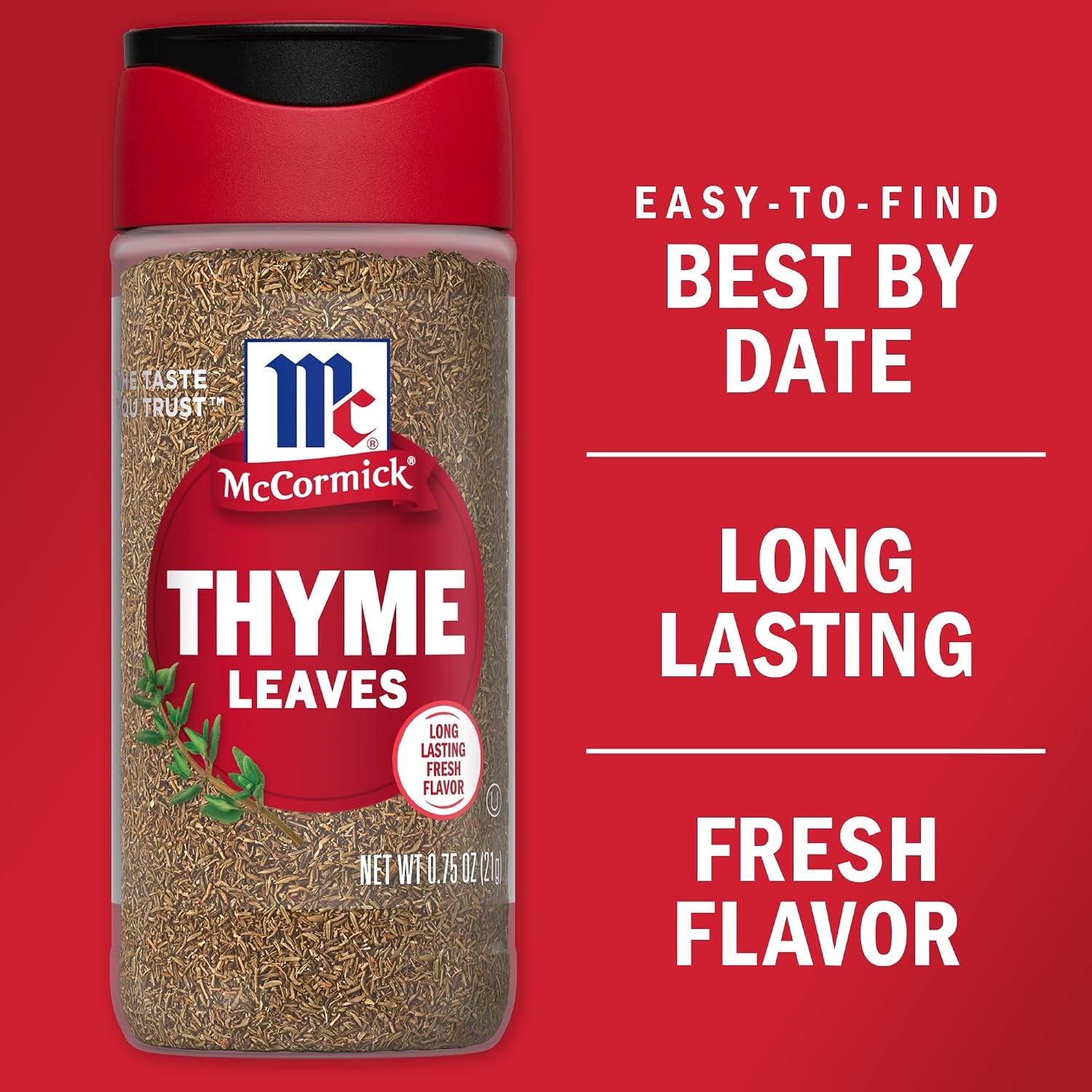 image:imageMcCormick Thyme Leaves 075 oz Pack of 6