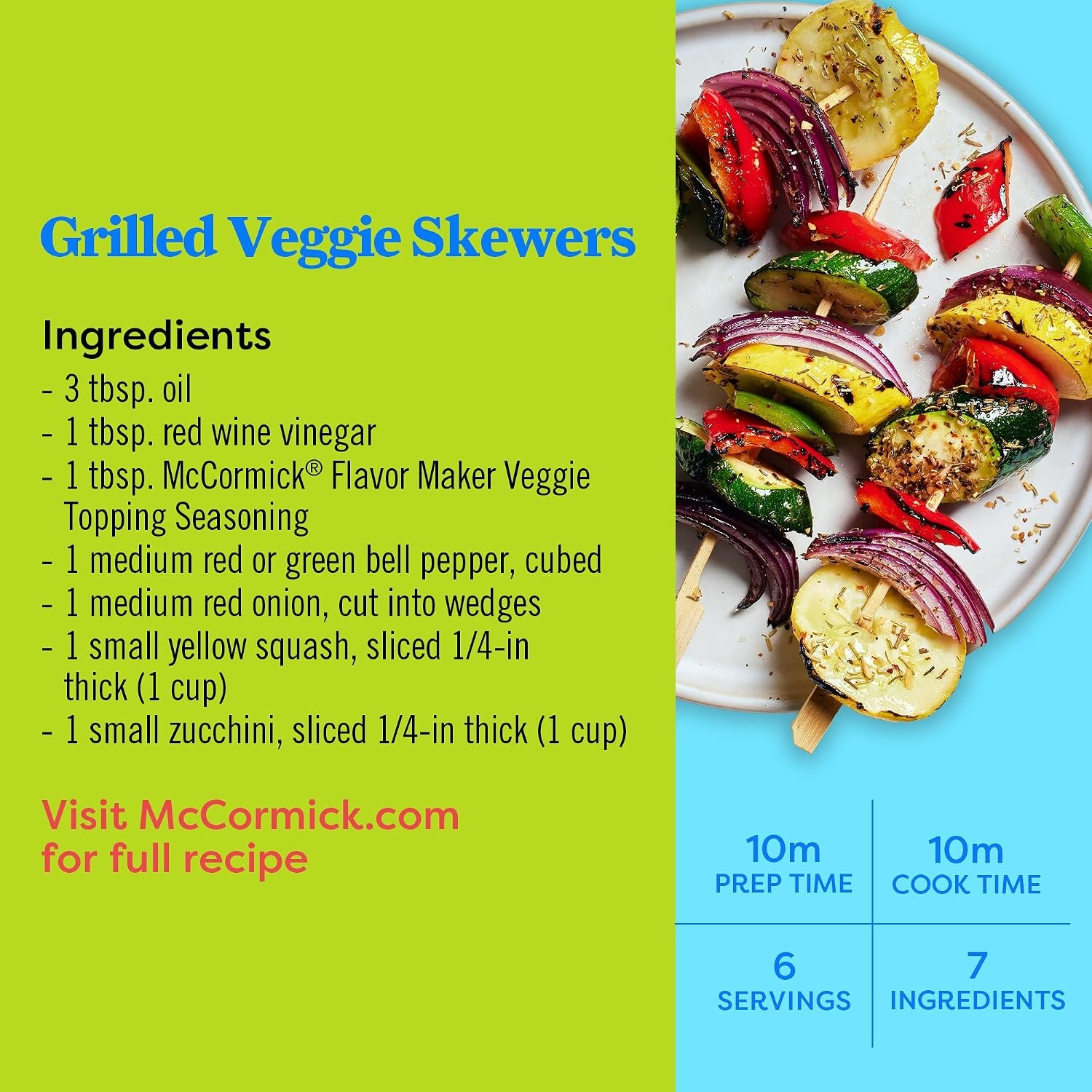 image:imageMcCormick Veggie Topping Seasoning Flavor Maker 275 oz275 Ounce Pack of 1