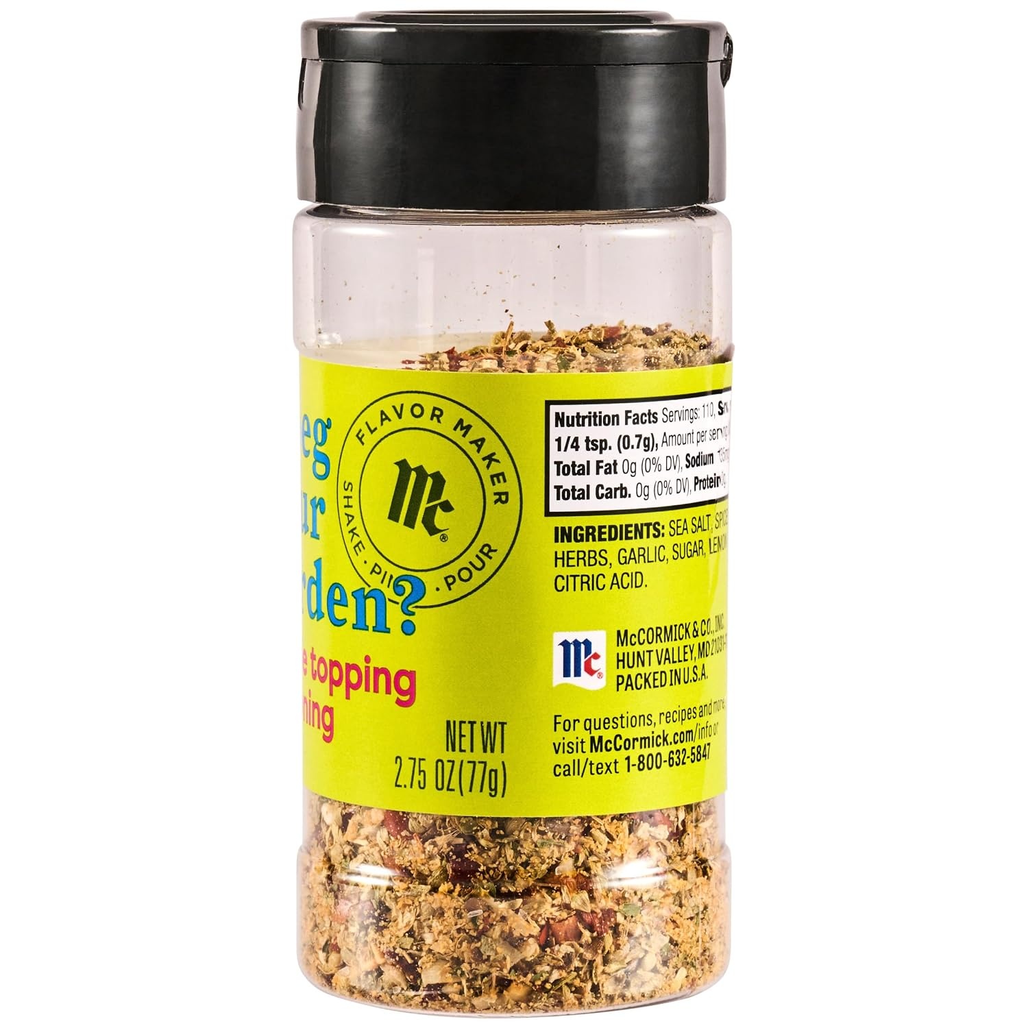image:imageMcCormick Veggie Topping Seasoning Flavor Maker 275 oz275 Ounce Pack of 2
