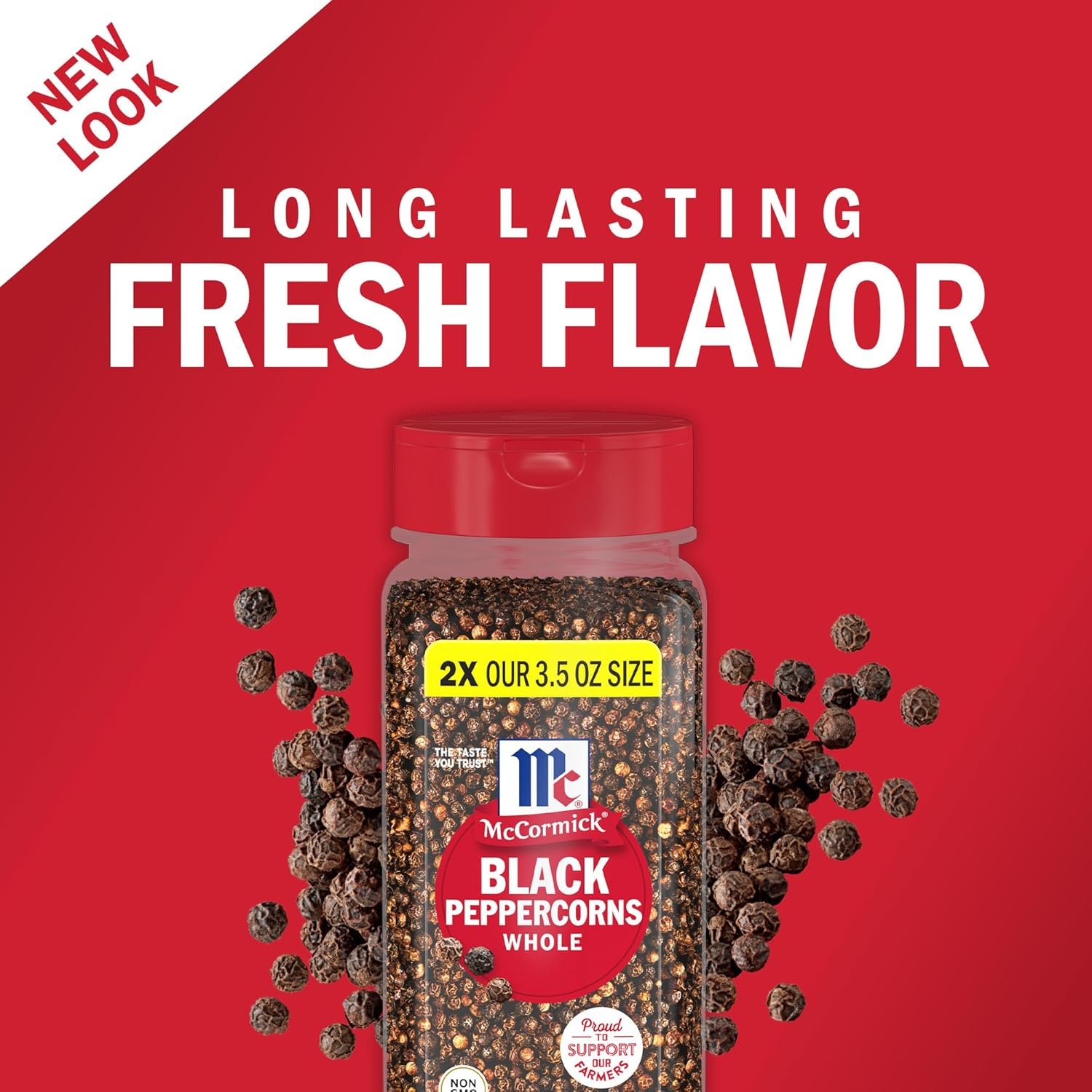 image:imageMcCormick Whole Black Pepper Made with Whole Peppercorns 175 oz7 Ounce Pack of 1