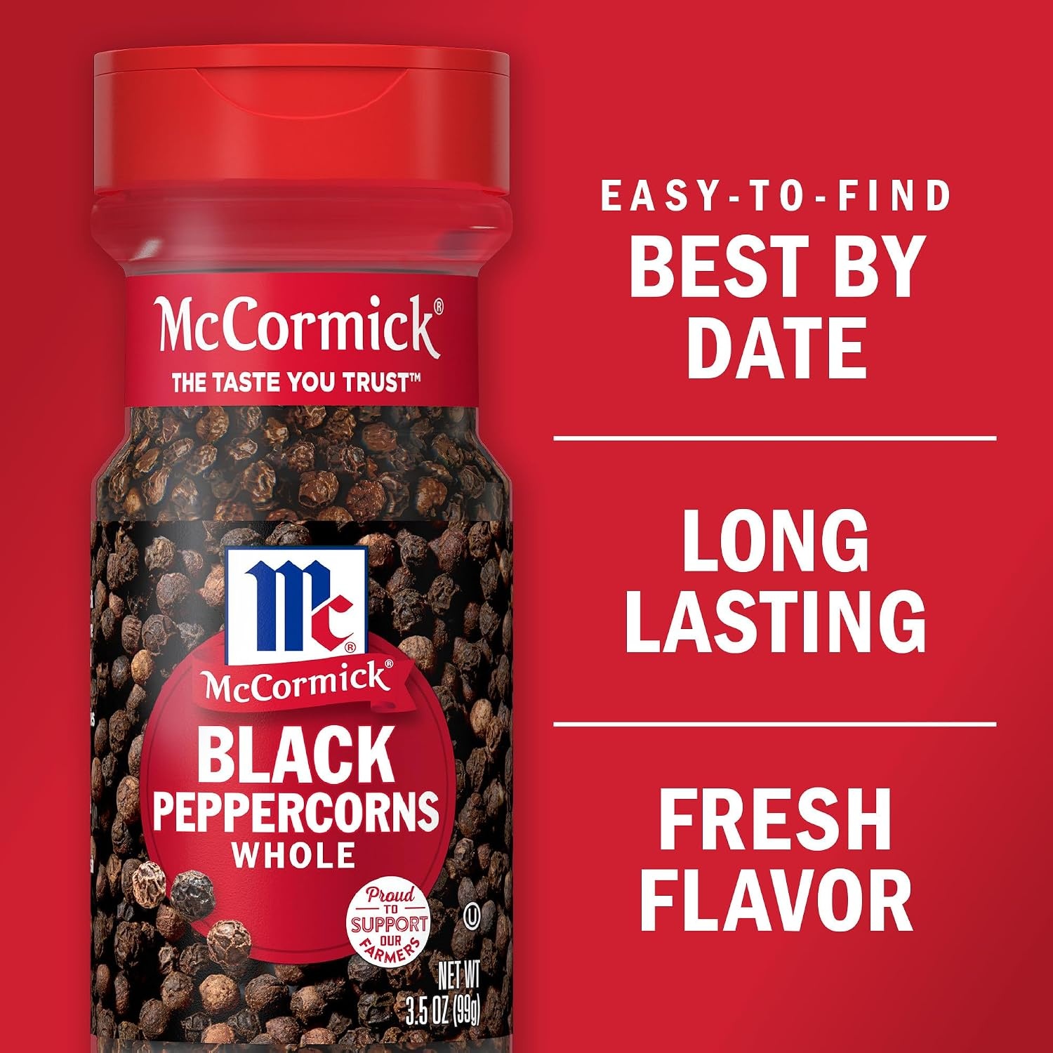 image:imageMcCormick Whole Black Peppercorns 35 oz35 Ounce Pack of 1