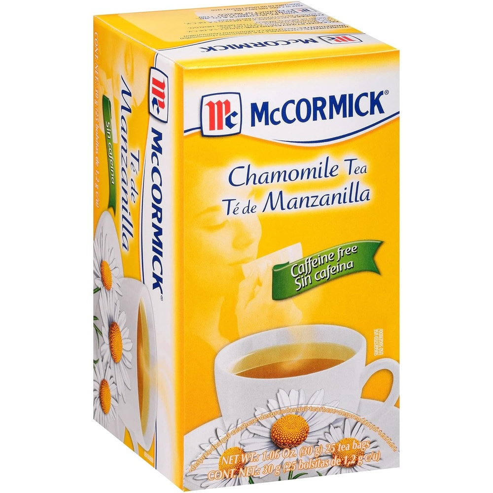 image:imageMcCormick 25 Count Caffeine Free Chamomile Tea Bags 106 ozChamomile