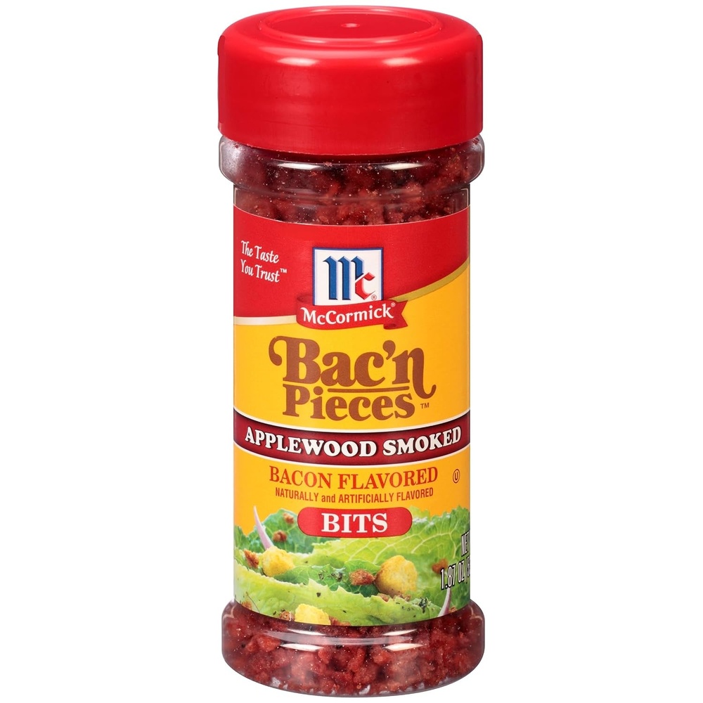 image:imageMcCormick Bacn Pieces Applewood Smoked Bacon Flavored Bits 44 oz Pack of 6187 Ounce Pack of 12