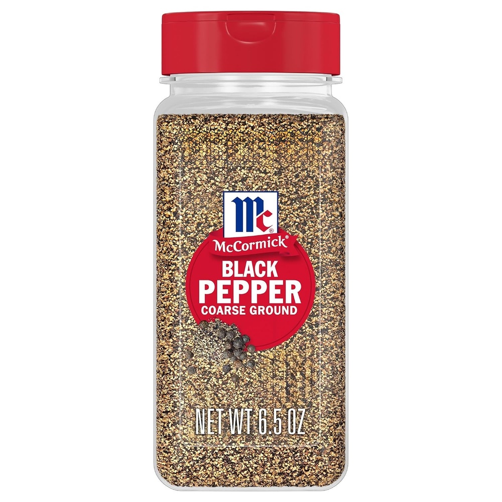 image:imageMcCormick Black Pepper Coarse Ground Non GMO HandHarvested Enjoy Distinctive Pepper Flavor While Cooking amp Tableside 312 oz65 Ounce Pack of 1