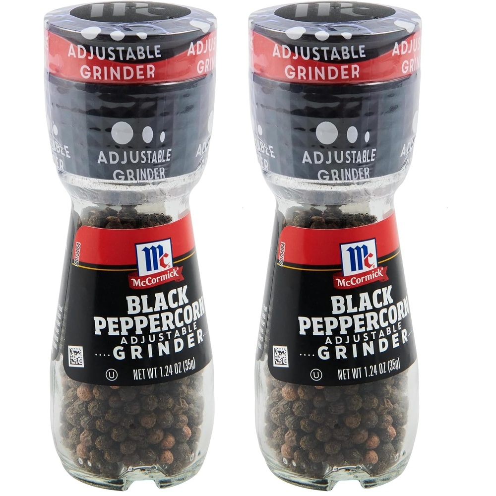 image:imageMcCormick Black Peppercorn Grinder 124 oz124 Ounce Pack of 2