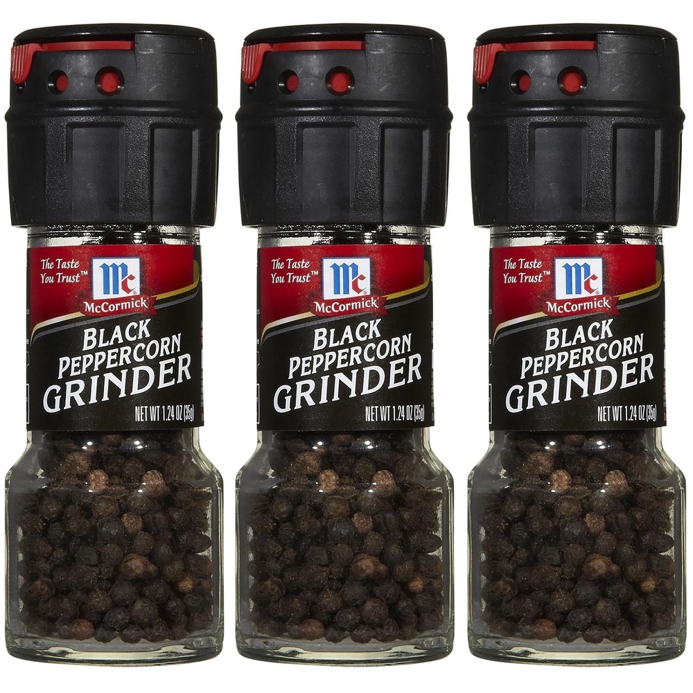 image:imageMcCormick Black Peppercorn Grinder 124 oz124 Ounce Pack of 3