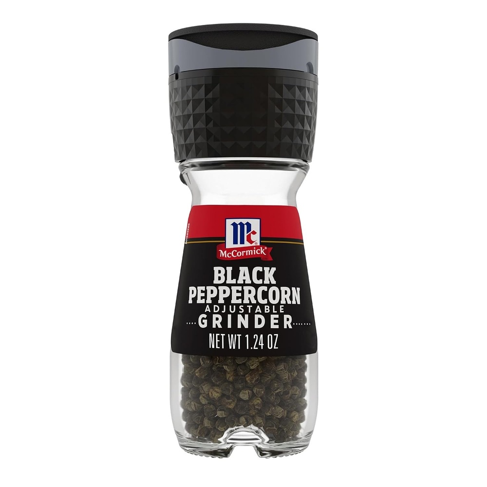 image:imageMcCormick Black Peppercorn Grinder For Freshly Ground Pepper While Cooking amp Tableside 25 oz1 Ounce Pack of 1