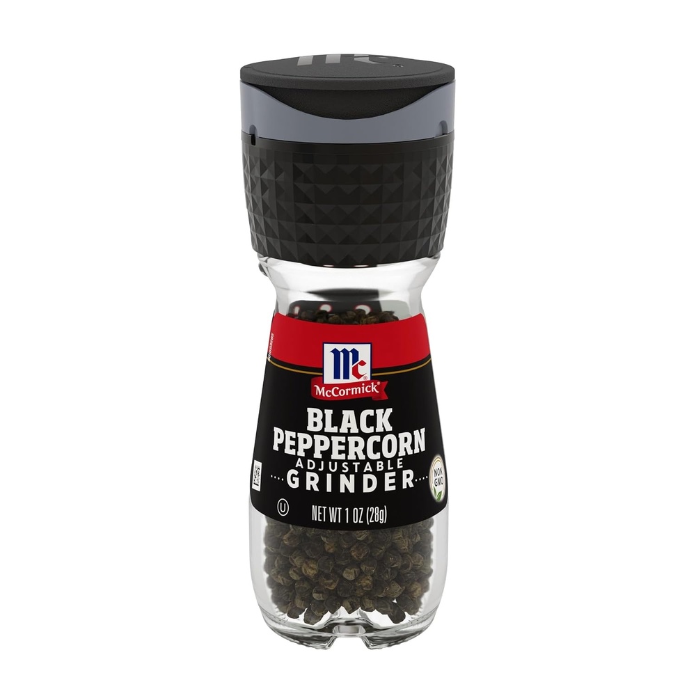 image:imageMcCormick Black Peppercorn Grinder For Freshly Ground Pepper While Cooking amp Tableside 25 oz1 Ounce Pack of 6