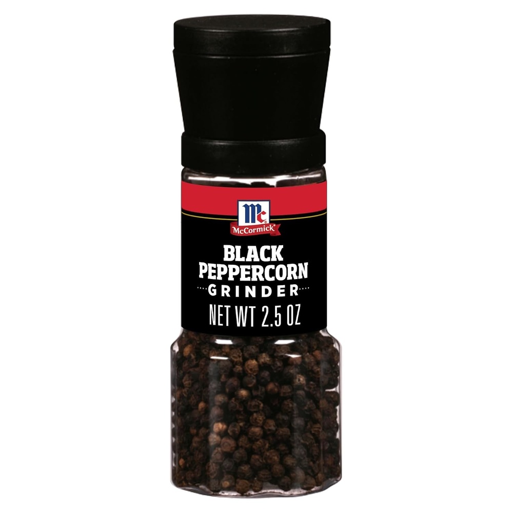 image:imageMcCormick Black Peppercorn Grinder For Freshly Ground Pepper While Cooking amp Tableside 25 oz25 Ounce Pack of 1