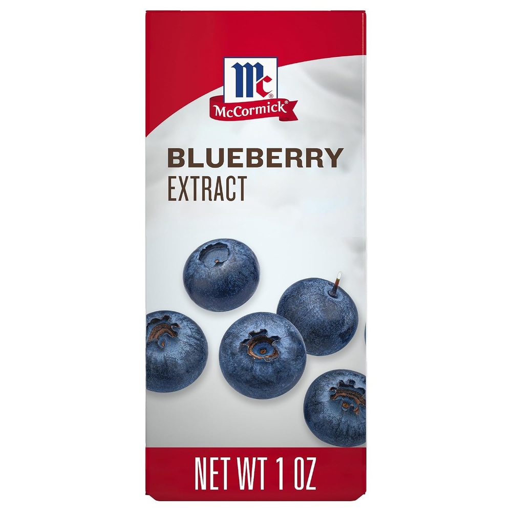 image:imageMcCormick Blueberry Extract with Other Natural Flavors Distinctive Sweet Blueberry Flavor and Aroma for Baking Cookies Cake and Muffins and Beverages Like Lemonade Mocktails and Smoothies 1 fl oz1 Fl Oz Pack of 1