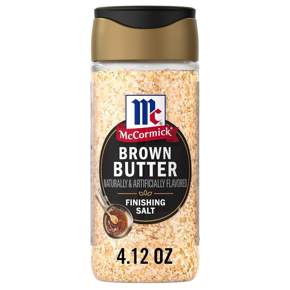 image:imageMcCormick Finishing Salt Brown Butter Sea Salt amp Nutty Aromatic Flavor For Baked Goods Desserts Ice Cream amp Pasta Kosher 412 oz412 Ounce Pack of 1