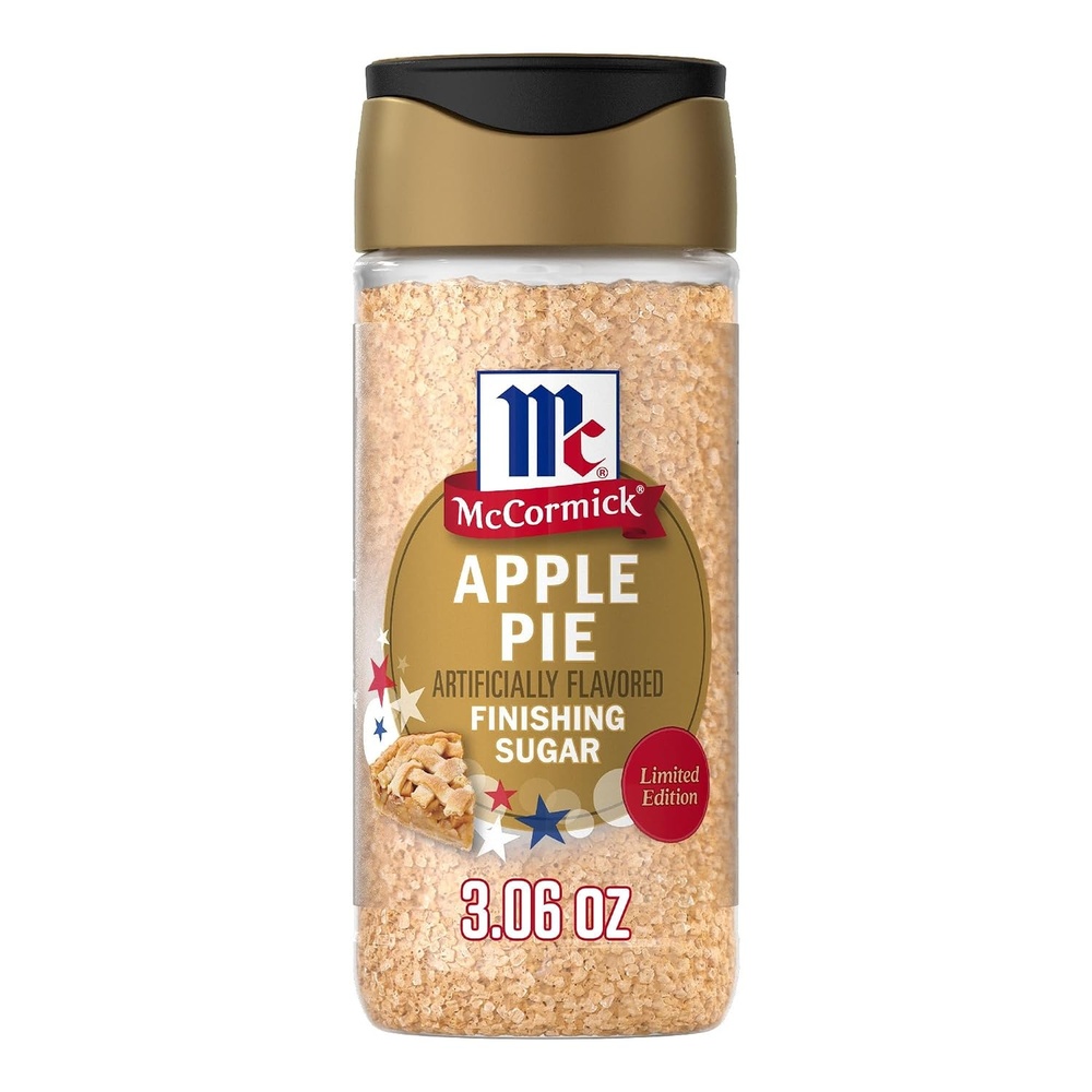 image:imageMcCormick Finishing Sugar Apple Pie Limited Edition Sweet Flavor of Apples with a Hint of Warm Spice Sprinkle Over Breakfast Items Baked Goods Treats and More 306 oz