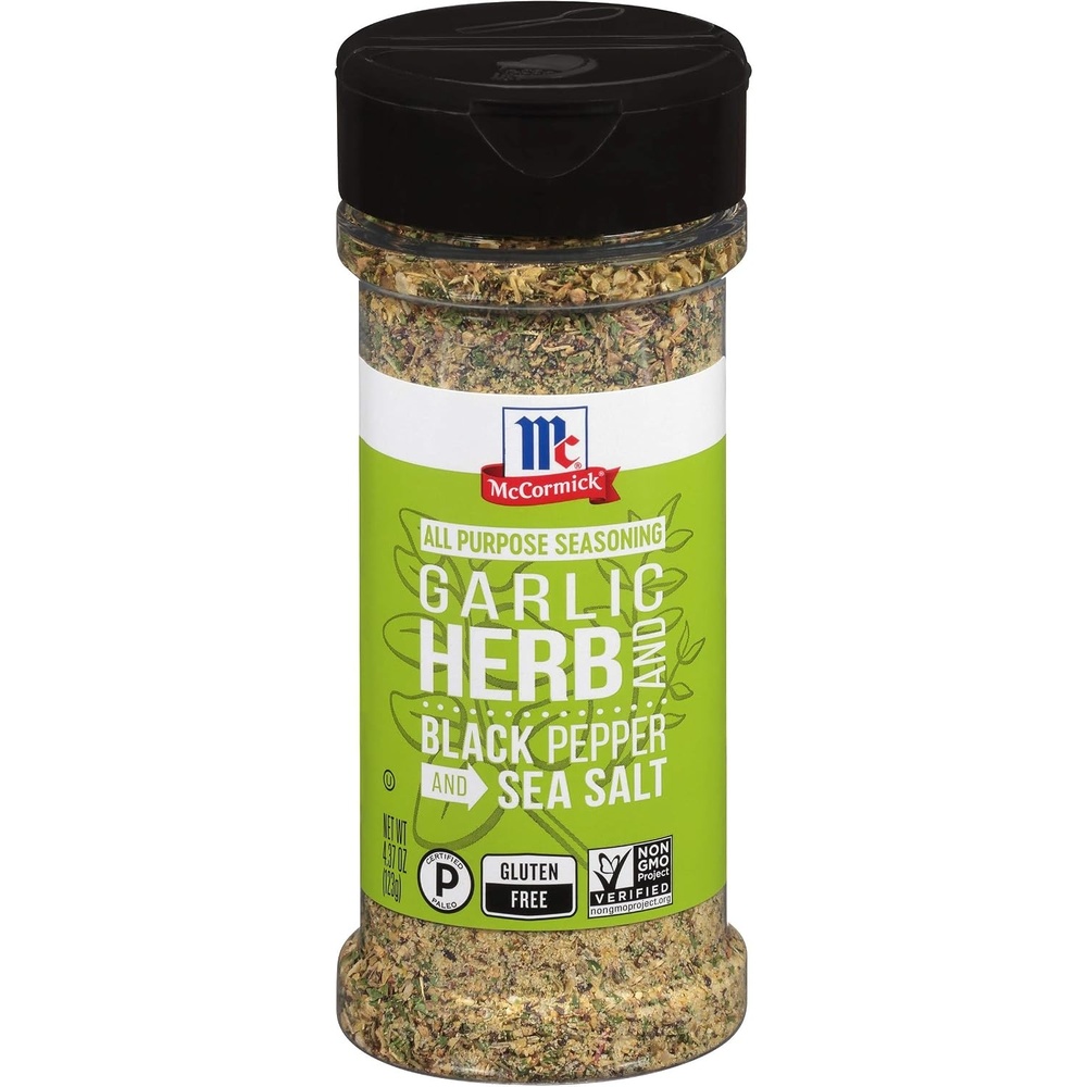 image:imageMcCormick Garlic Herb and Black Pepper and Sea Salt All Purpose Seasoning 437 oz437 Ounce Pack of 1