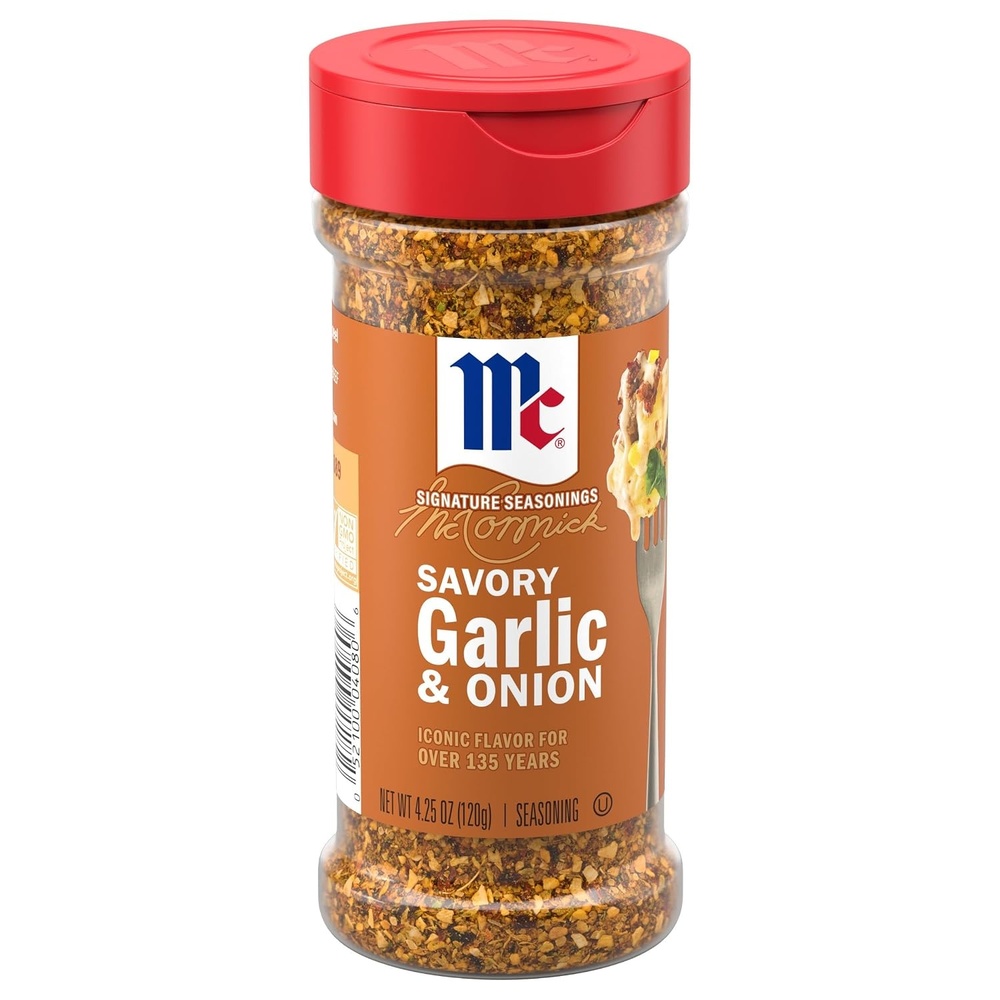 image:imageMcCormick Garlic and Onion Black Pepper and Sea Salt All Purpose Seasoning 425 ozGarlic and Onion Black Pepper and Sea Salt