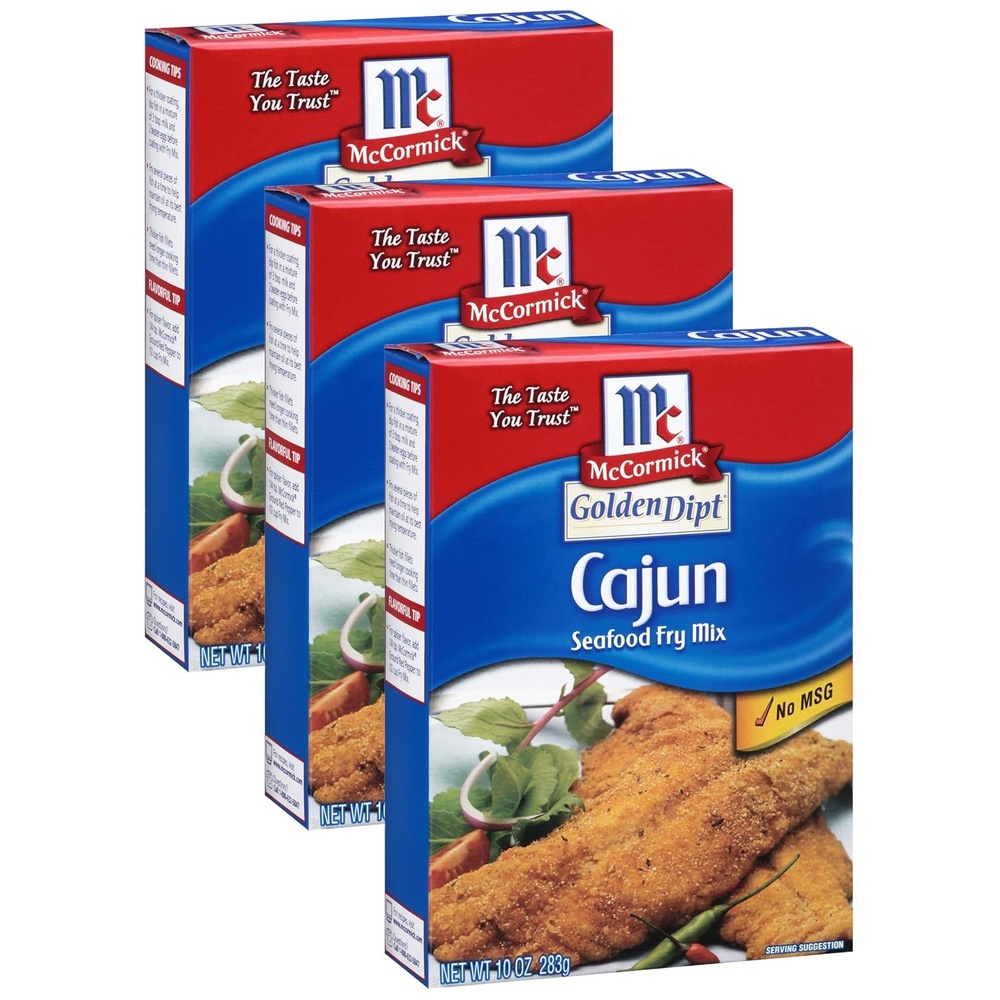 image:imageMcCormick Golden Dipt Cajun Seafood Fry Mix 10 oz10 Ounce Pack of 3