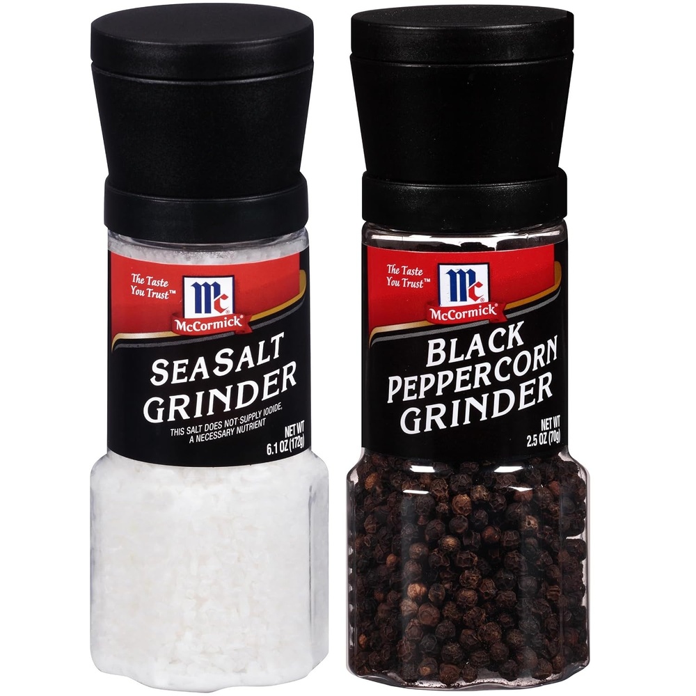image:imageMcCormick Grinders Sea Salt Grinder 61 oz with McCormick Black Peppercorn Grinder 25 ozBundle