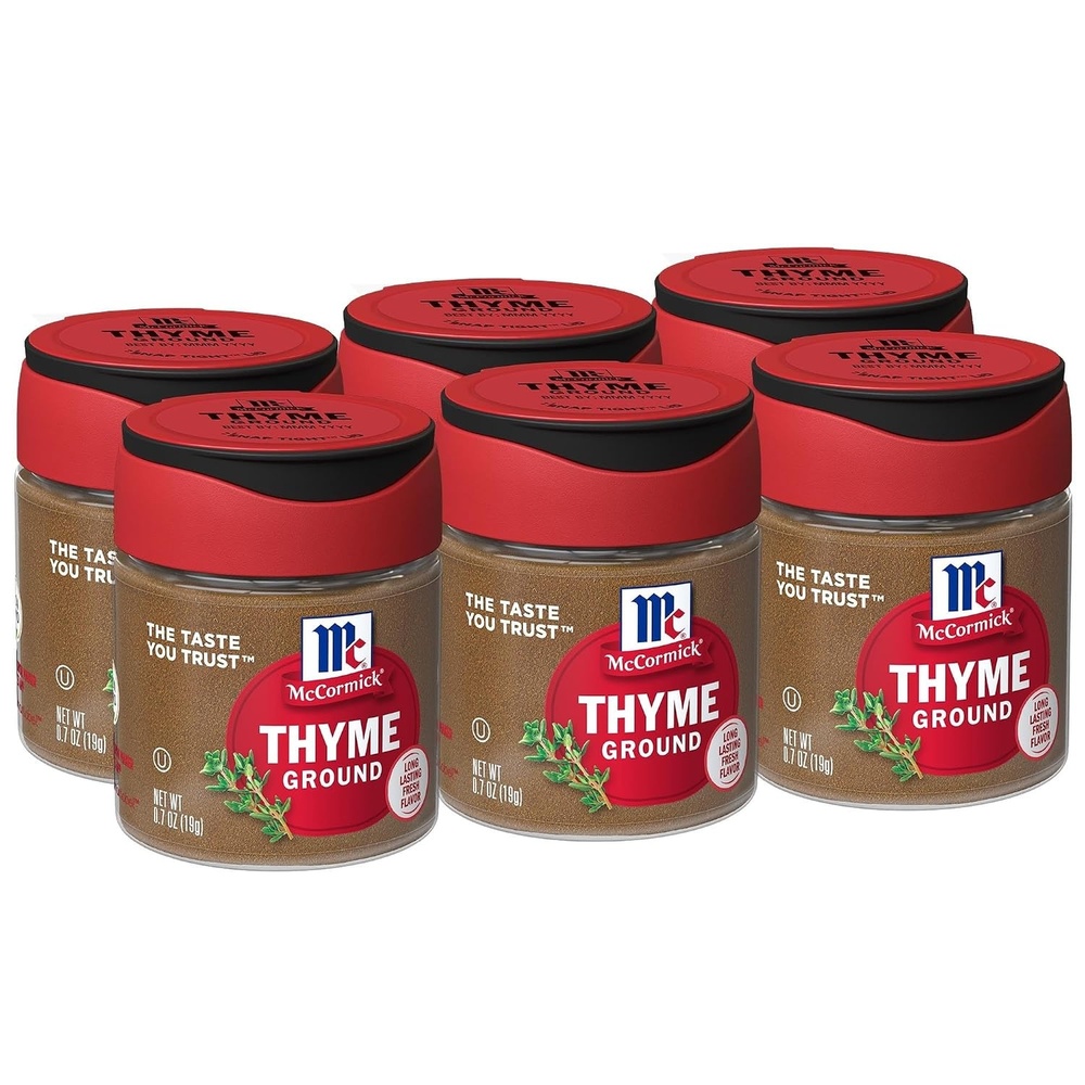 image:imageMcCormick Ground Thyme 07 oz Pack of 607 Ounce Pack of 6