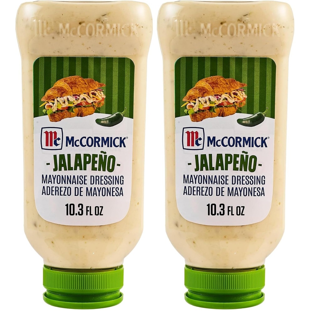image:imageMcCormick Mayonnaise Dressing Jalapeo A Smooth Spicy Mayo That is a Great Addition to Sandwiches Dips Aioli Cold Salads Tacos and More 103 fl oz Pack of 6103 Fl Oz Pack of 2