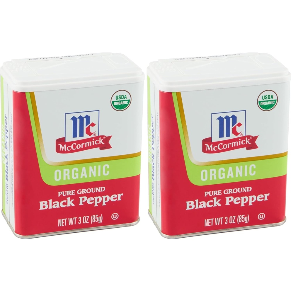 image:imageMcCormick Organic Pure Ground Black Pepper 3 Oz3 Ounce Pack of 2