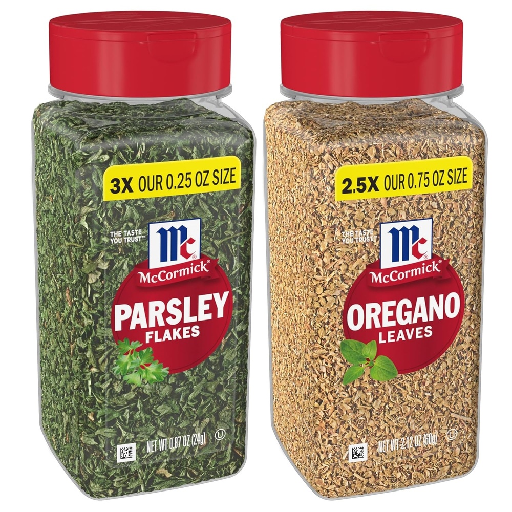 image:imageMcCormick Parsley Flakes and Oregano Leaves Bundle 299 oz