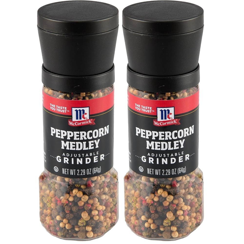 image:imageMcCormick Peppercorn Medley Adjustable Grinder 229 oz229 Ounce Pack of 2