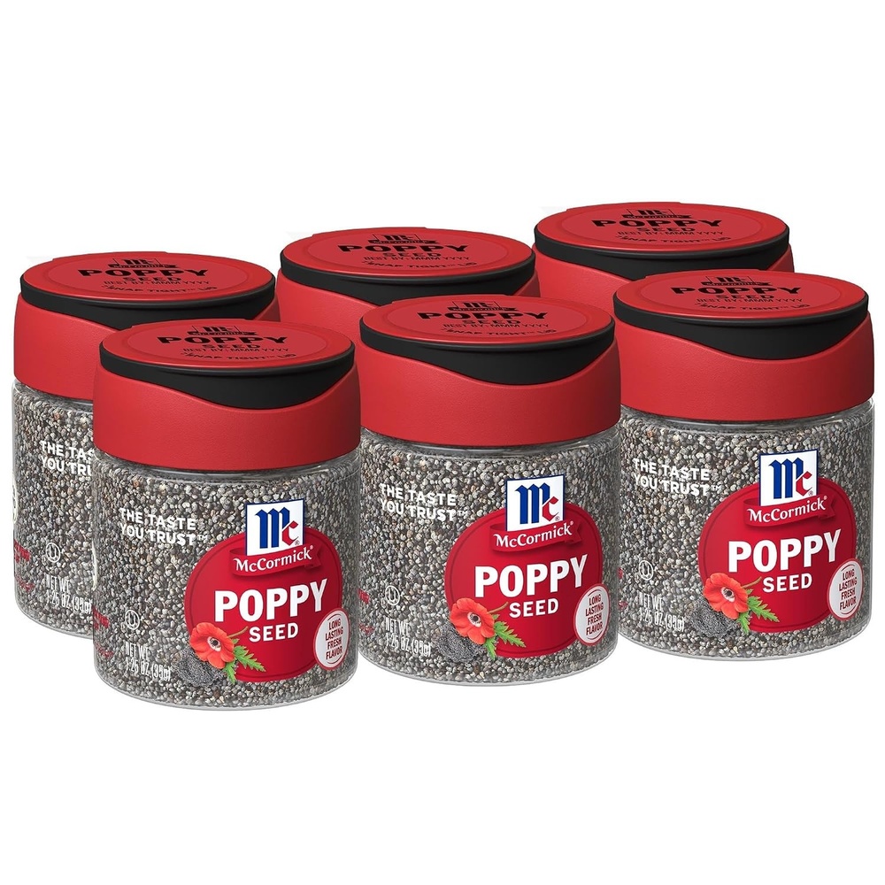 image:imageMcCormick Poppy Seed 125 oz Pack of 6125 Ounce Pack of 6