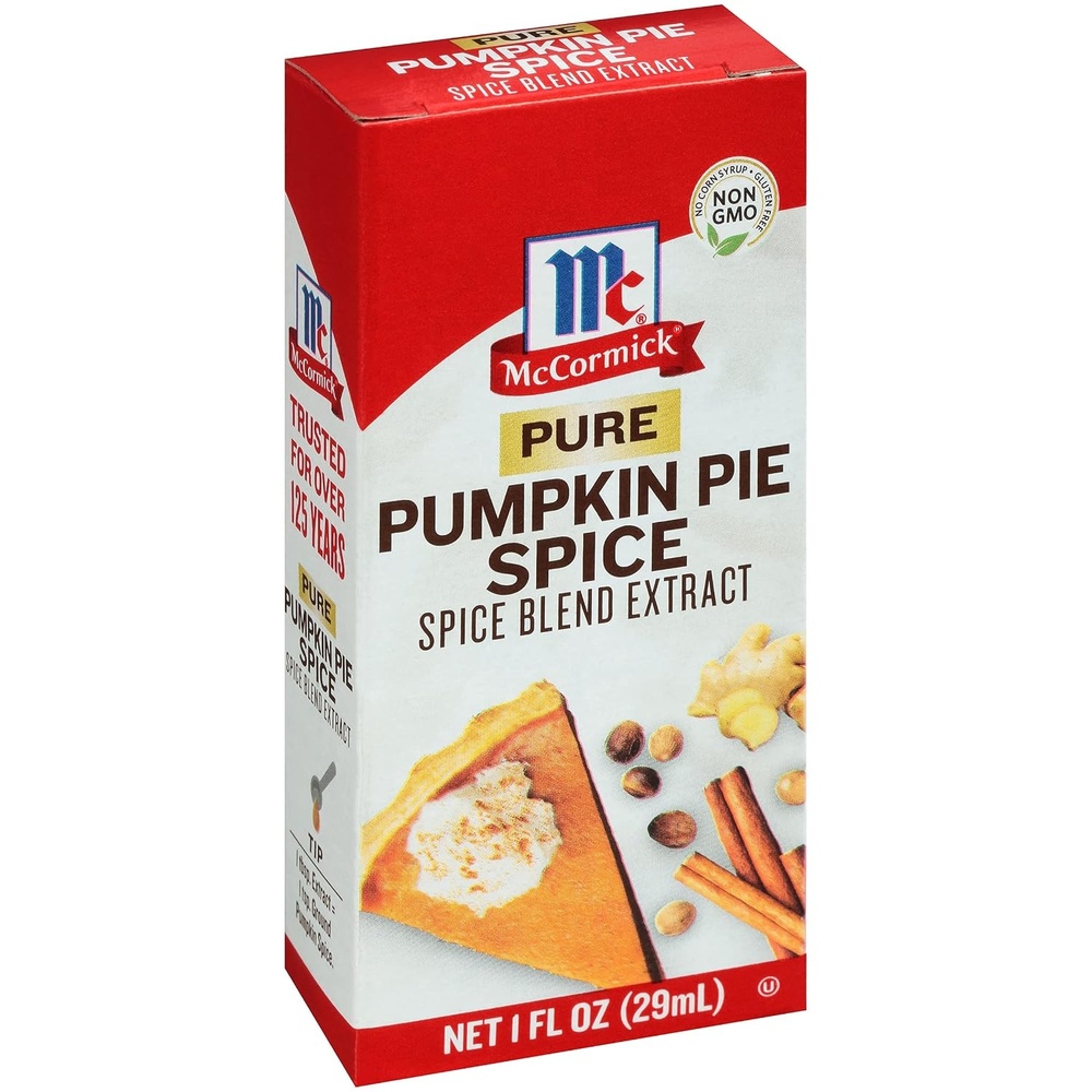 image:imageMcCormick Pure Pumpkin Pie Spice Blend Extract 1 fl oz Pack of 6