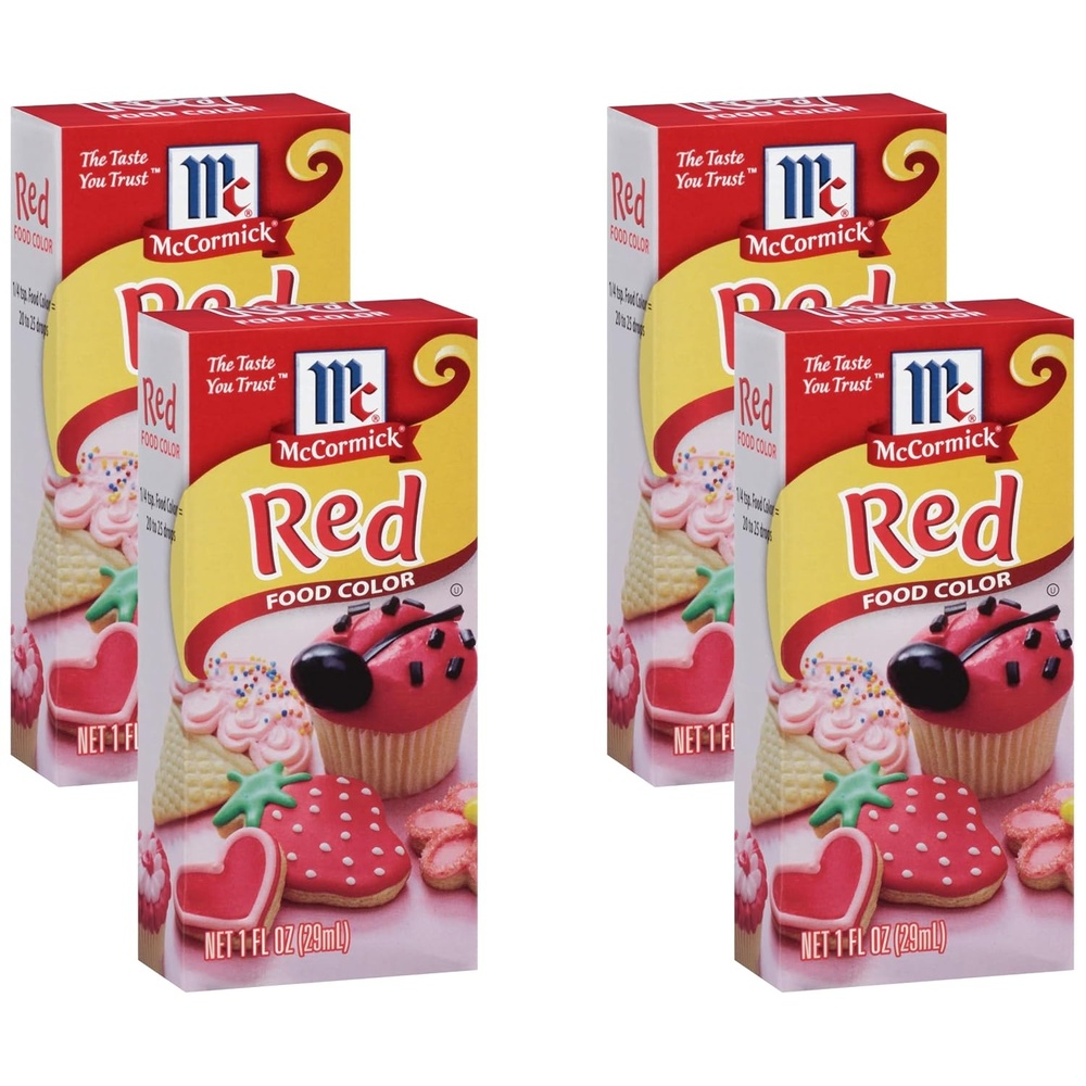 image:imageMcCormick Red Food Color 1 fl oz1 Fl Oz Pack of 4