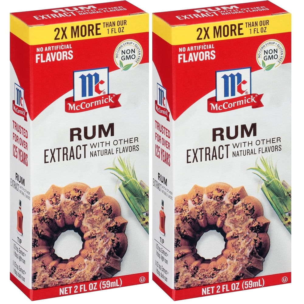image:imageMcCormick Rum Extract with Other Natural Flavors 2 fl oz2 Fl Oz Pack of 2