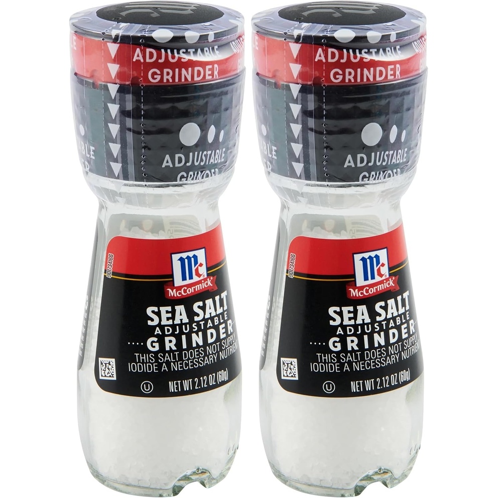 image:imageMcCormick Sea Salt Grinder 212 oz212 Ounce Pack of 2