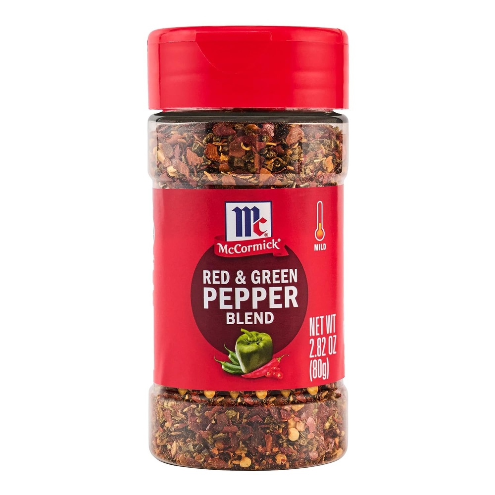 image:imageMcCormick Seasoning Blend Red amp Green Pepper Mildly Spicy Seasoning Featuring Red Peppers Jalapeo Peppers Green Bell Peppers amp Sweet Chili Flakes for Flavoring Your Favorite Dishes 282 oz