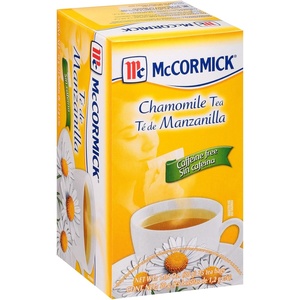 McCormick 25 Count Caffeine Free Chamomile Tea Bags, 1.06 oz(Chamomile)