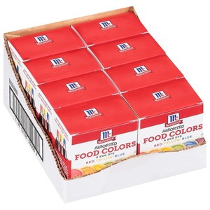 McCormick Assorted Food Colors & Egg Dye, 1.5 fl oz(1.5 Fl Oz (Pack of 8))