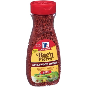 McCormick Bac’n Pieces Applewood Smoked Bacon Flavored Bits, 4.4 oz (Pack of 6)(4.4 Ounce (Pack of 1))