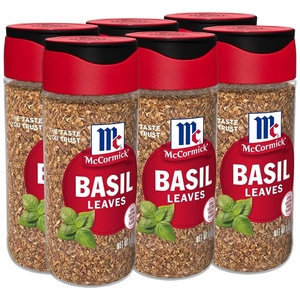 McCormick Basil Leaves, 1.25 oz (Pack of 12)(0.62 Ounce (Pack of 6))