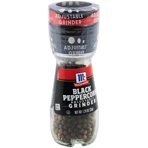 McCormick Black Peppercorn Grinder, 1.24 oz(1.24 Ounce (Pack of 1))
