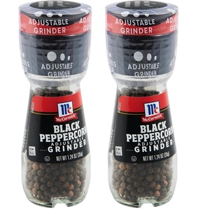 McCormick Black Peppercorn Grinder, 1.24 oz(1.24 Ounce (Pack of 2))