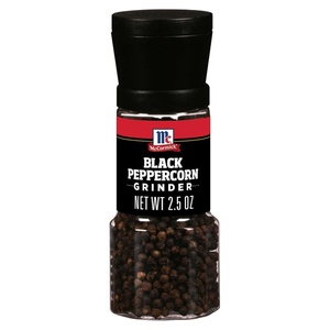 McCormick Black Peppercorn Grinder, For Freshly Ground Pepper While Cooking & Tableside, 2.5 oz(2.5 Ounce (Pack of 1))