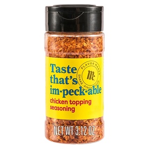 McCormick Chicken Topping Seasoning, Flavor Maker, 3.12 oz